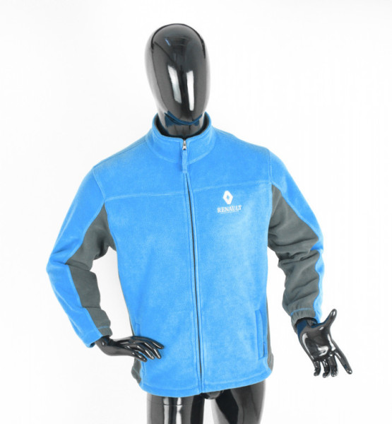 Bunda/mikina fleece RENAULT modrá 3XL