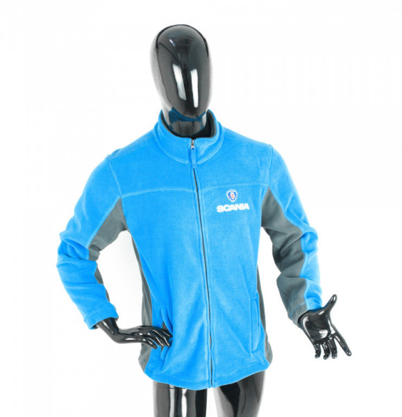 Bunda/mikina fleece SCANIA modrá 3XL