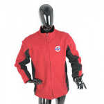 Bunda/mikina fleece VOLVO červená 3XL