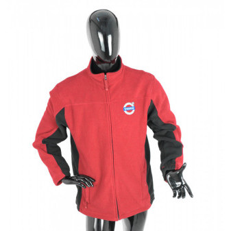 Bunda/mikina fleece VOLVO červená 3XL