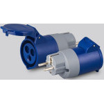 Adaptér 230V 3kolík/ 230V EURO+CZ