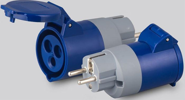 Adaptér 230V 3kolík/ 230V EURO+CZ