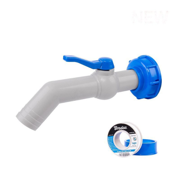 Kohoutek PP 45° na hadici pro 32mm s PTFE páskou