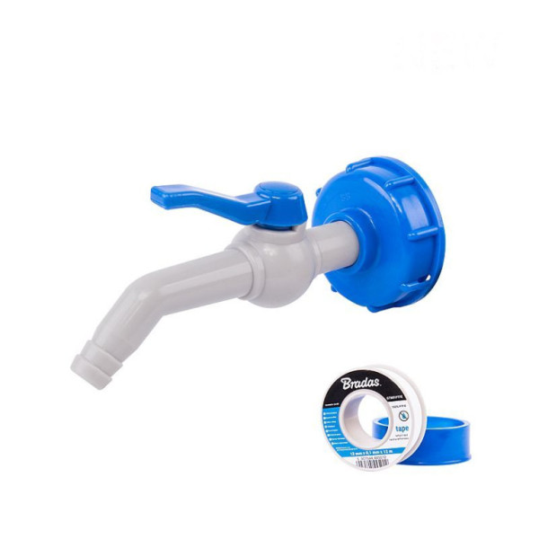 Kohoutek PP 45° na hadici pro 19mm s PTFE páskou
