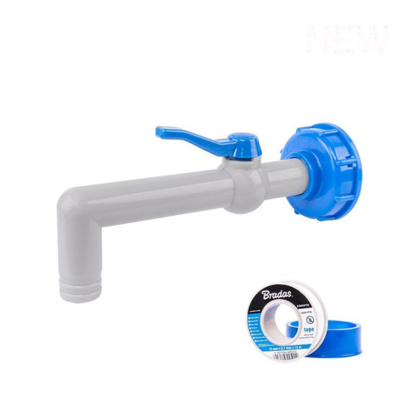 Kohoutek PP 90° na hadici pro 25mm s PTFE páskou