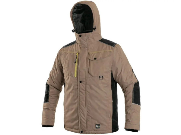Bunda CXS Baltimore, pánská, béžovo-černá. vel. 2XL
