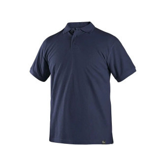 Polokošile MICHAEL, krátký rukáv, tmavě modrá, 3XL