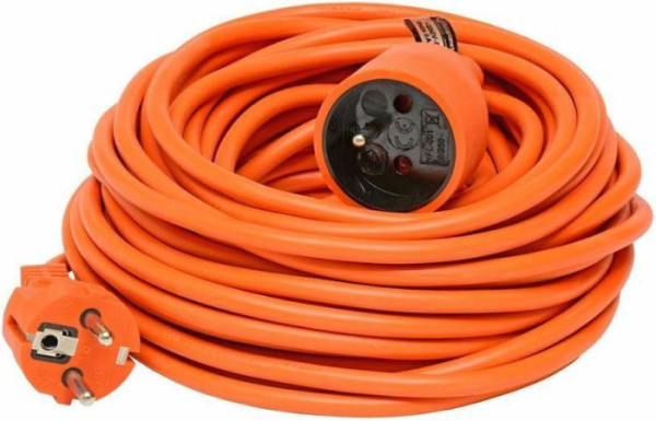 Kabel prodlužovací spojka, oranžový, 20m