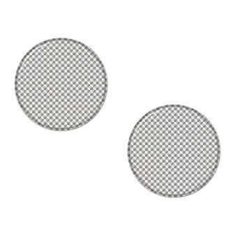 Samolepka odrazda 3D kulatá, 5cm, stříbrná, reflexní prvky, 2ks