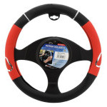 Potah volantu RALLY červený 37-39cm