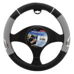 Potah volantu RALLY šedý 37-39cm
