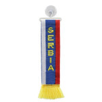 Vlajka dekorační SERBIA