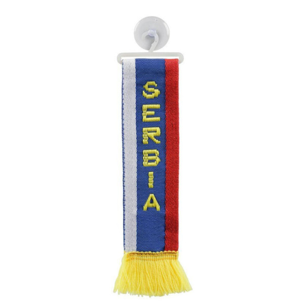 Vlajka dekorační SERBIA