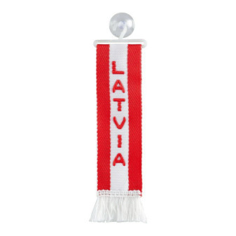 Vlajka dekorační LATVIA