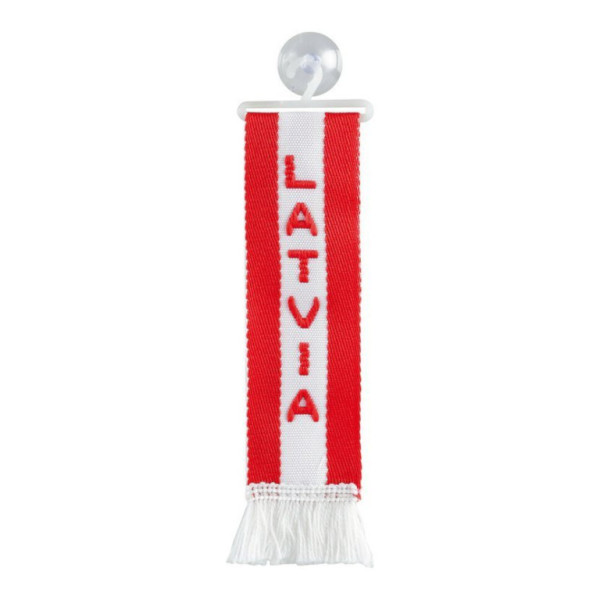 Vlajka dekorační LATVIA