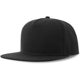 Čepice kšiltovka Snapback, ATLANTIS Snap Five-S, černá