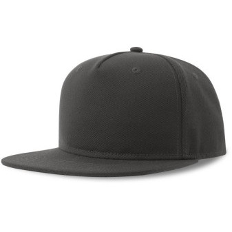 Čepice kšiltovka Snapback, ATLANTIS Snap Five-S, tmavě šedá