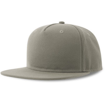 Čepice kšiltovka Snapback, ATLANTIS Snap Five-S, světle šedá