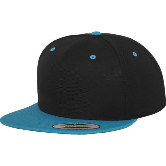 Čepice kšiltovka Snapback, FLEXFIT Yupoong baseballová, modro-černá