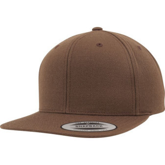 Čepice kšiltovka Snapback, FLEXFIT Yupoong baseballová, světle hnědá
