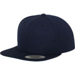 Čepice kšiltovka Snapback, FLEXFIT Yupoong baseballová, námořní modrá