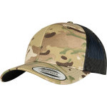 Čepice kšiltovka FLEXFIT Yupoong, Multicam, síťkovaná, savana
