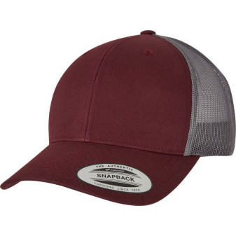 Čepice kšiltovka FLEXFIT Yupoong, Trucker, síťkovaná, fialovo-šedá