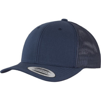 Čepice kšiltovka FLEXFIT Yupoong, Trucker, síťkovaná, námořní modrá