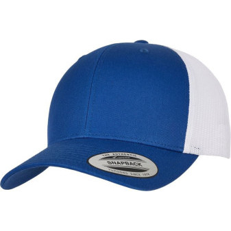 Čepice kšiltovka FLEXFIT Yupoong, Trucker, síťkovaná, modro-bílá