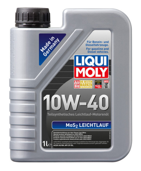 Olej motorový 10W40 LIQUI MOLY MoS2 Leichtlauf Super 1L