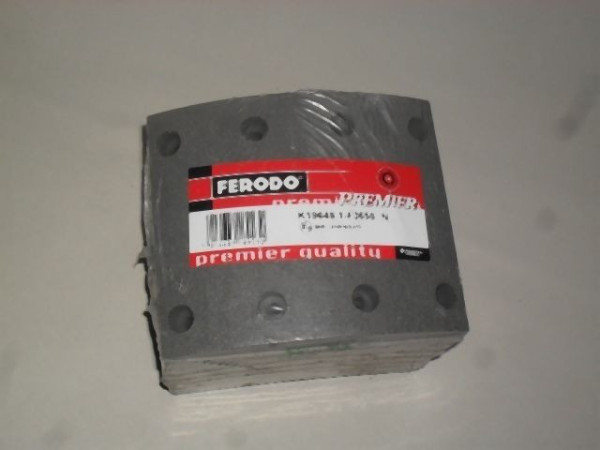 BRAKE LINING FERODO T815 17 DRILLED 160*17*202