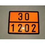 Tabule reflexní ADR oranžová 30/1202/, 400*300 mm