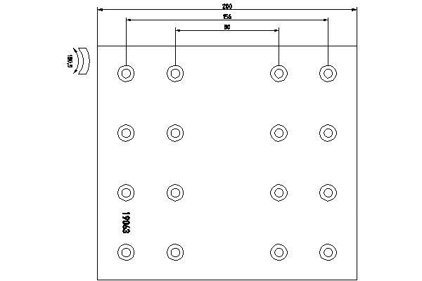 BRAKE LINING FERODO K19063.0-F3658, DAF