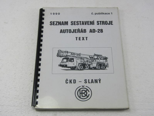 Katalog jeřáb AD 28