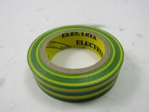 Páska izolační žlutozelená 15mm/10m
