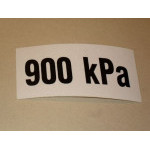 Samolepka tlaku 900 kPa