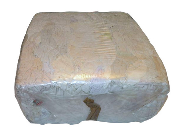 Hadry čisticí - balík 10 kg bílá bavlna