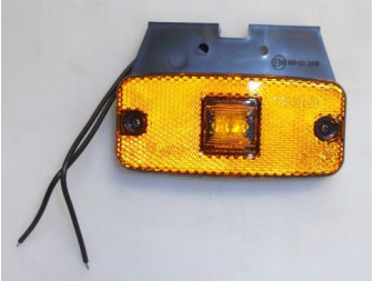 Svítilna poziční boční s odrazkou s držákem, LED, 12V|24V