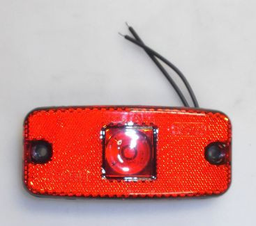 Svítilna obrysová zadní s odrazkou, LED, 12V|24V
