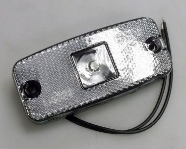 Svítilna obrysová přední s odrazkou, LED, 12V|24V