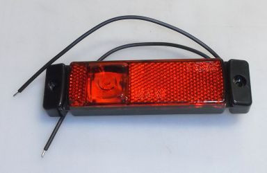 Svítilna obrysová LED-červená RN TATRA, LED, 12V|24V