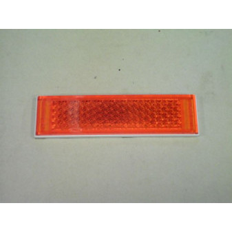 REFLECTIVE GLASS ORANGE RECTANGLE