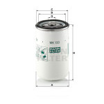 FILTER WK723 FUEL MANN