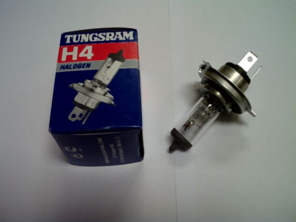 BULB 12V H4 60/55W P43t-38 TUNGSRAM