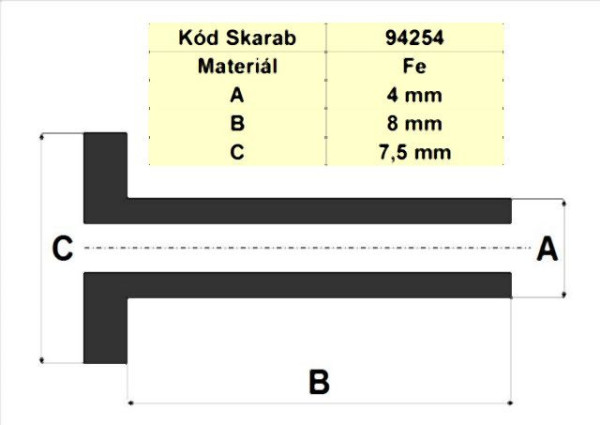 RIVET 4*8 Fe TUBULAR