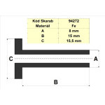 RIVET 8*15 Fe TUBULAR