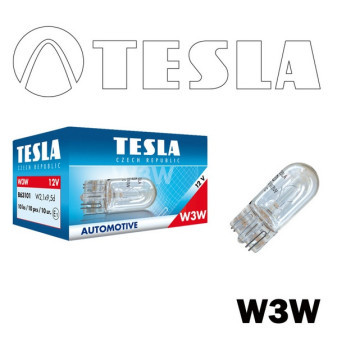 BULB 12V W3W W2,1x9,5d TESLA