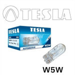 Žárovka 24V W5W W2,1x9,5d celosklo TESLA