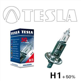 Žárovka 12V H1 55W P14,5s +50% TESLA