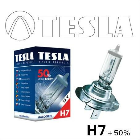 BULB 12V H7 55W PX26d +50% TESLA